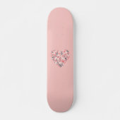 Valentins Herz Skateboard (Vorne)