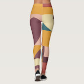 Valentins Herzdesign, abstrakter Hintergrund. Leggings (Rückseite)