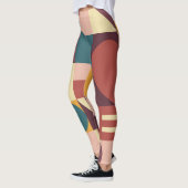 Valentins Herzdesign, abstrakter Hintergrund. Leggings (Links)
