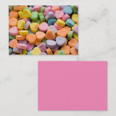 VALENTINS KANDY HEARDS MITTEILUNGSKARTE (Vorne/Hinten)