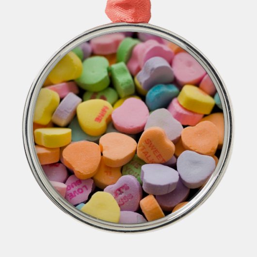 VALENTINS KANDY HEARDS ORNAMENT AUS METALL (Vorne)