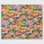VALENTINS KANDY HÖRT MIT ROMANTISCHEN REDEWENDUNGE GESCHENKPAPIER (Flach)