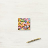 VALENTINS KANDY HÖRT MIT ROMANTISCHEN REDEWENDUNGE POST-IT KLEBEZETTEL (Auf Schreibtisch)