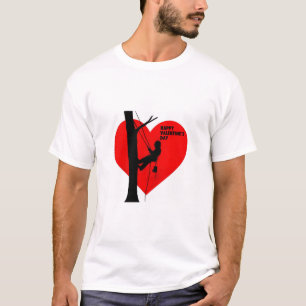 Valentins Kartengeschenk für Arborist/Tree Chirurg T-Shirt