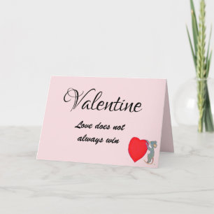 VALENTINS-LIEBE GEWINNT NICHT KARTE