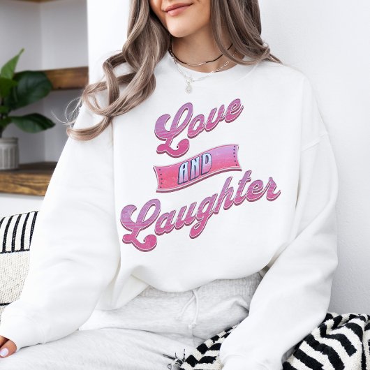 Valentins Liebe und Lachen Sweatshirt