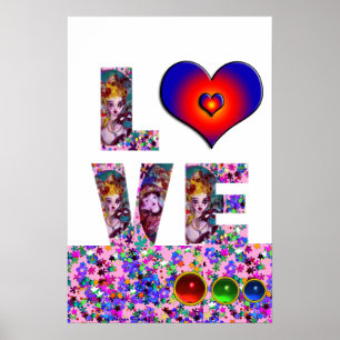 VALENTINS-LIEBE VENETIANISCHE MASKENBALL-PARTY POSTER