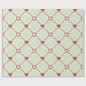 Valentins Loveline Wrapping Paper Geschenkpapier (Flach)