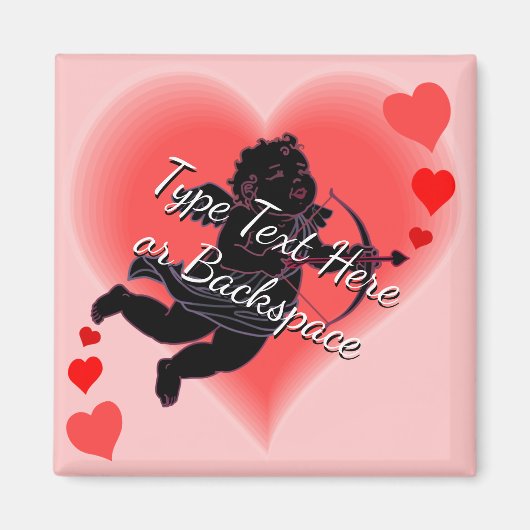 Valentins Magnete Custom Cupid Kühlschrankmagnet (Vorne)