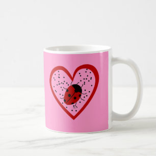 Valentins Marienkäfer Kaffeetasse