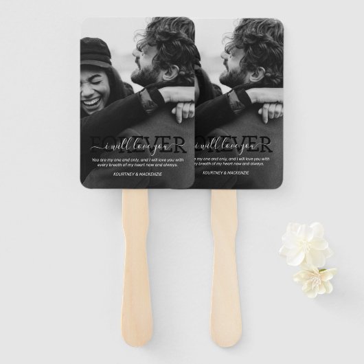 Valentins Minimalistischer Urlaub Fächer (Vorne und Hinten)