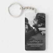 Valentins Minimalistischer Urlaub Schlüsselanhänger (Vorderseite)