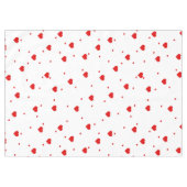 Valentins Muster in den roten Herzen Tischdecke (Vorderseite (Horizontal))
