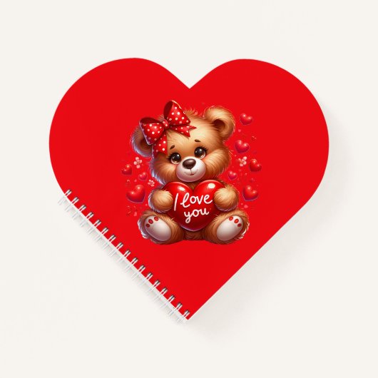 Valentins-Notizbuch Notizblock (Vorderseite)