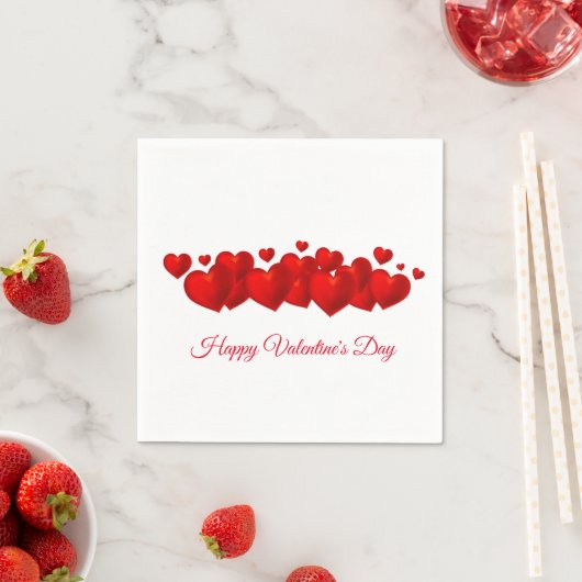 Valentins Papier Napkin Serviette (Beispiel)