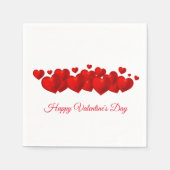 Valentins Papier Napkin Serviette (Vorderseite)