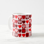Valentins-Patchwork Kaffeetasse (Vorderseite Links)