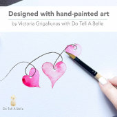 Valentins Personalisierte Herzensfolge Post-it Klebezettel