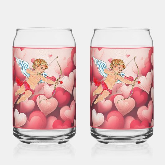 Valentins Pfeil Glas (Vorderseite)