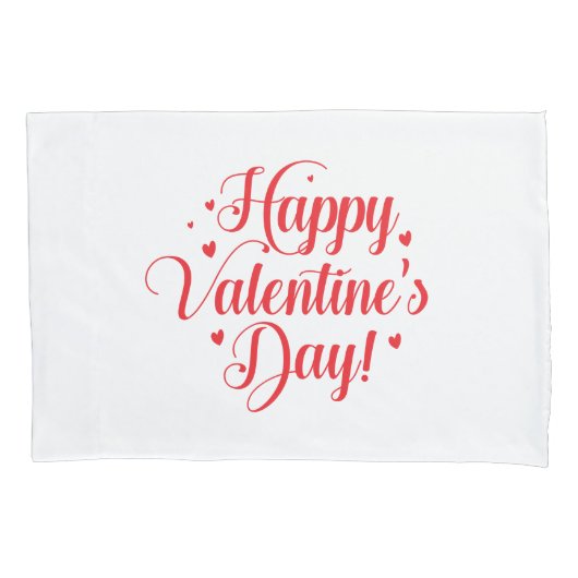 Valentins-Pillowcase Kissenbezug (Vorderseite)