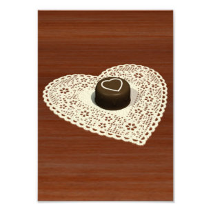 Valentins-Schokolade Fotodruck