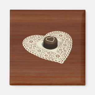 Valentins-Schokolade Magnet