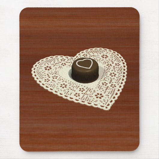 Valentins-Schokolade Mousepad (Vorne)