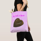 Valentins Schokoladenherz Tasche (Von Nahem)