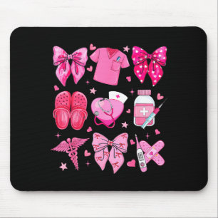 Valentins-Schwester Nk Schleife Rn Pct Cna Kranken Mousepad