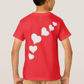 Valentins Shirt Kid's Custom Liebe T - Shirt (Rückseite)