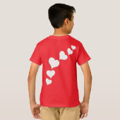 Valentins Shirt Kid's Custom Liebe T - Shirt (Schwarz voll)