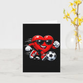 Valentins Soccer Herz Drip Srt Liebe Valentinstag Karte (Gelbe Blume)