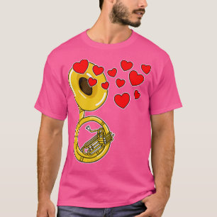 Valentins Sousaphon-Lehrer Sousaphonist Blechbläse T-Shirt