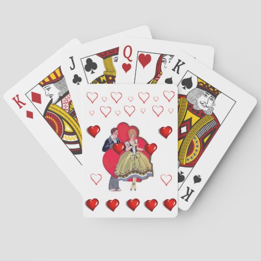 Valentins Spielkarten-Deck Spielkarten (Rückseite)