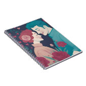 Valentins-Spiral-Fotobuch Notizblock (Rechte Seite)