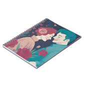 Valentins-Spiral-Fotobuch Notizblock (Linke Seite)