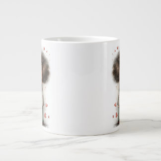 Valentins-Tag-Kaffeetasse – Erster Kuss Süße Roman Jumbo-Tasse