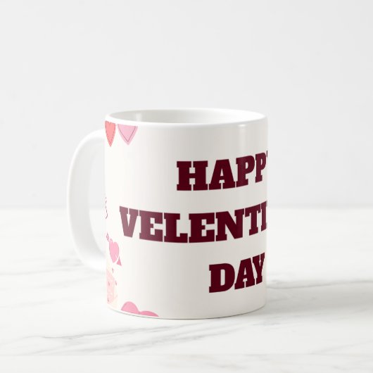 Valentins-Tasse 'Forever & Always' Kaffeetasse (Vorderseite Links)