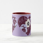 Valentins-Tasse "Veilchenherz" Tasse (Zentrum)