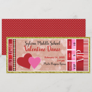 Valentins Valentinisches Party gibt einen VIP-Tanz Einladung