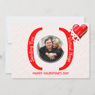 Valentins VIRTUELLES HUGS-Foto Vermisst Ihrer Kart