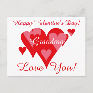 Valentins von Janz für Oma Liebt euch Postkarte