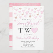 Valentins zweite Einladung zum Geburtstag (Vorne/Hinten)