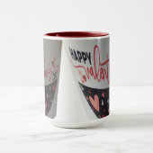 Valentinsbecher mit vielen Herzen Tasse (Zentrum)