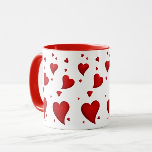 Valentinsbecher Tasse (Vorderseite Links)