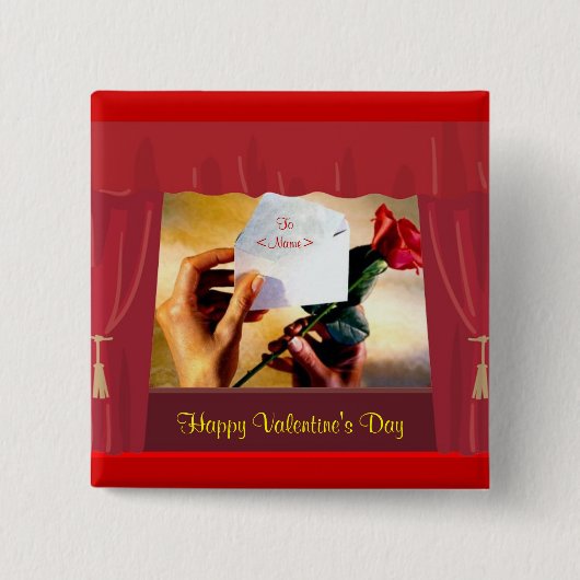 Valentinschaltfläche Button (Vorderseite)