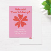 Valentinsche Geburtsankündigung (Schreibtisch)