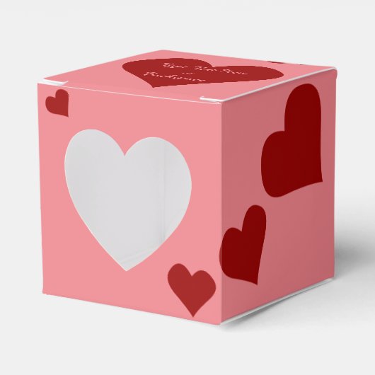 Valentinsche Geschenkboxen Personalisierte Liebe Geschenkschachtel (Vorderseite)