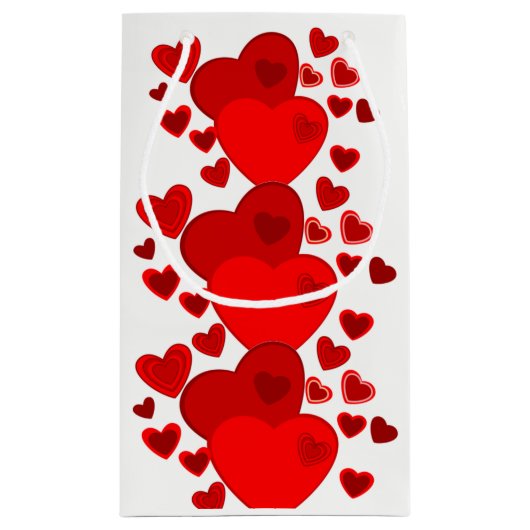 Valentinsche Geschenktasche Kleine Geschenktüte (Rückseite)