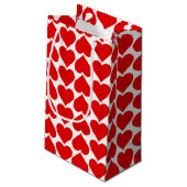 Valentinsche Geschenktasche Kleine Geschenktüte (Rückseite Schrägansicht)
